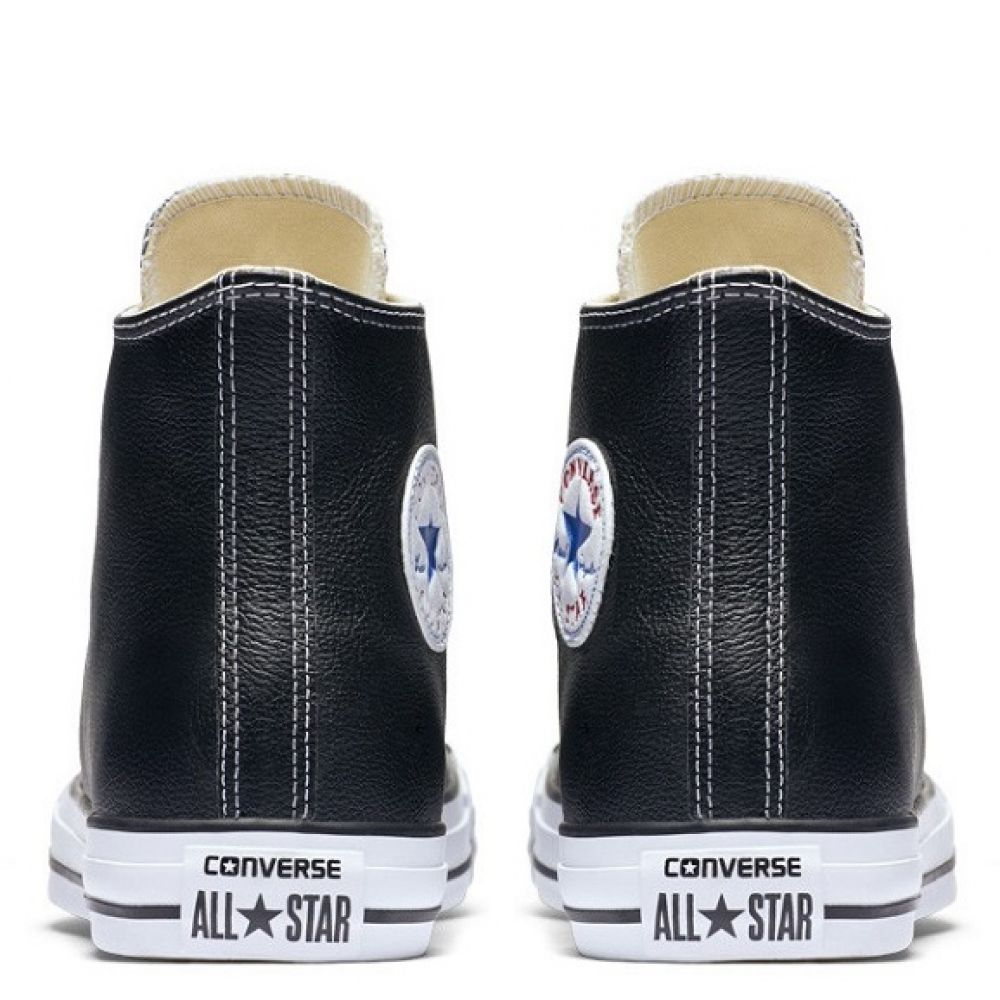 Converse Chuck Taylor All Star Leather High Top in Black