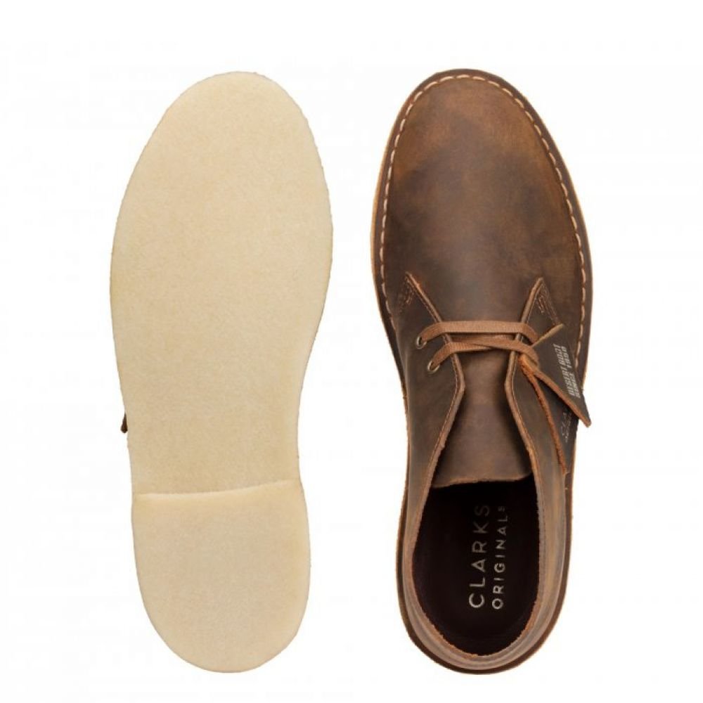 Clarks Men's Desert Boot in Beeswax - Getoutside Shoes