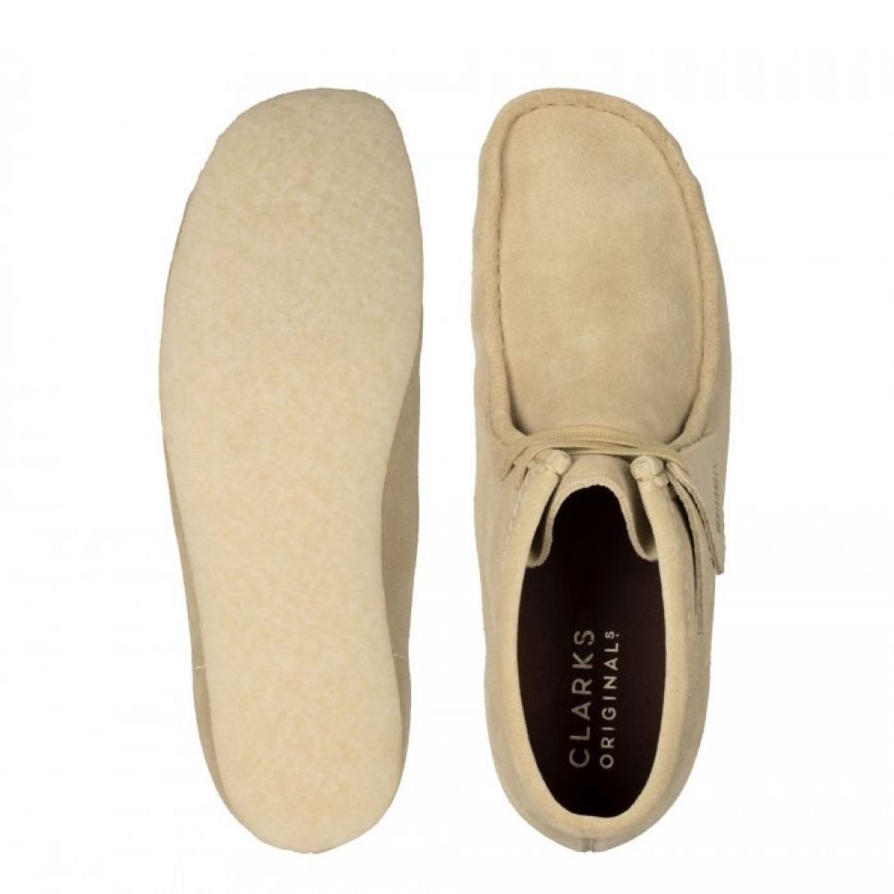 Clarks Men's Wallabee Boot in Maple Suede - Getoutside Shoes