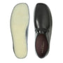 Clarks Men's Wallabee in Black Leather - Getoutside Shoes