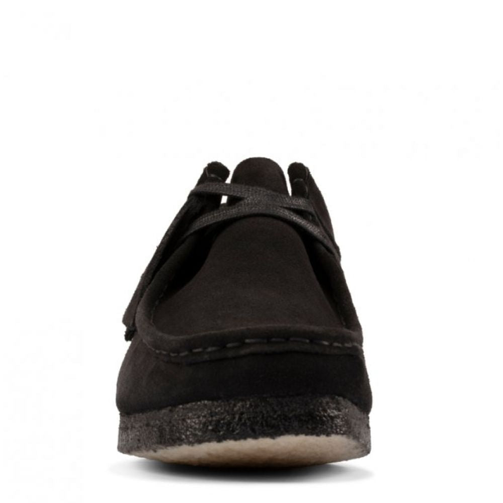 Clarks Men's Wallabee in Black Suede - Getoutside Shoes