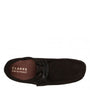 Clarks Men's Wallabee in Black Suede - Getoutside Shoes