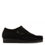 Clarks Men's Wallabee in Black Suede - Getoutside Shoes