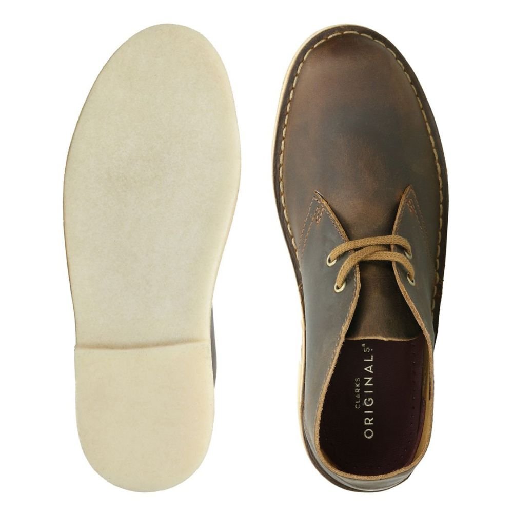 Clarks Women's Desert Boot in Beeswax - Getoutside Shoes