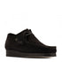 Clarks Women's Wallabee in Black Suede - Getoutside Shoes