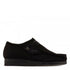 Clarks Women's Wallabee in Black Suede - Getoutside Shoes