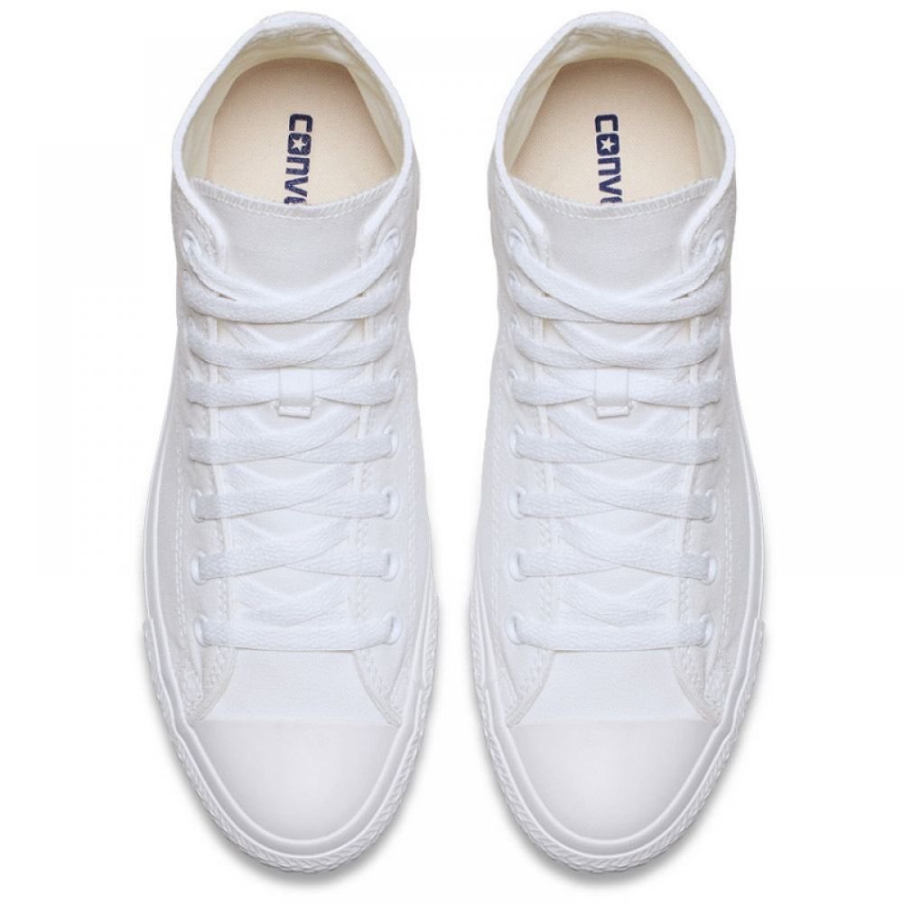 Converse Chuck Taylor All Star High Top in White Monochrome - Getoutside Shoes