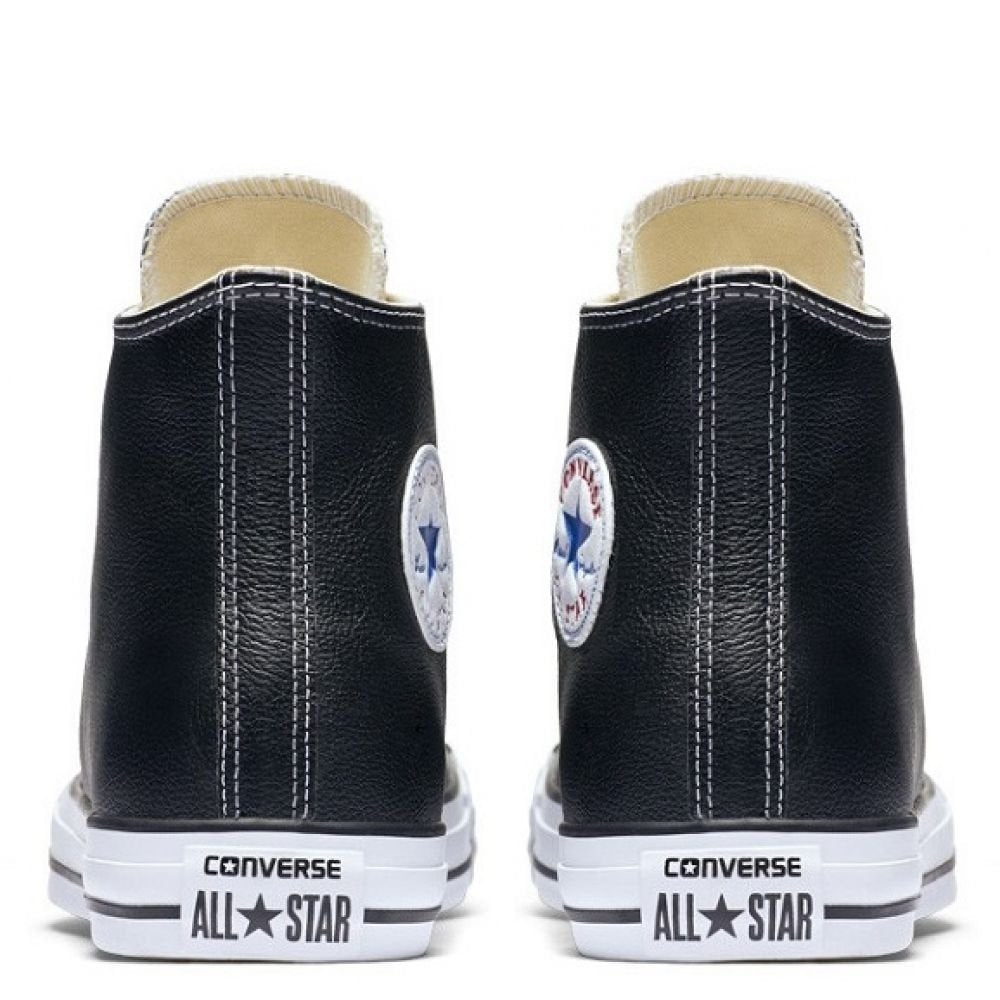 Converse Chuck Taylor All Star Leather High Top in Black - Getoutside Shoes
