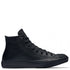 Converse Chuck Taylor All Star Leather High Top in Black Monochrome - Getoutside Shoes