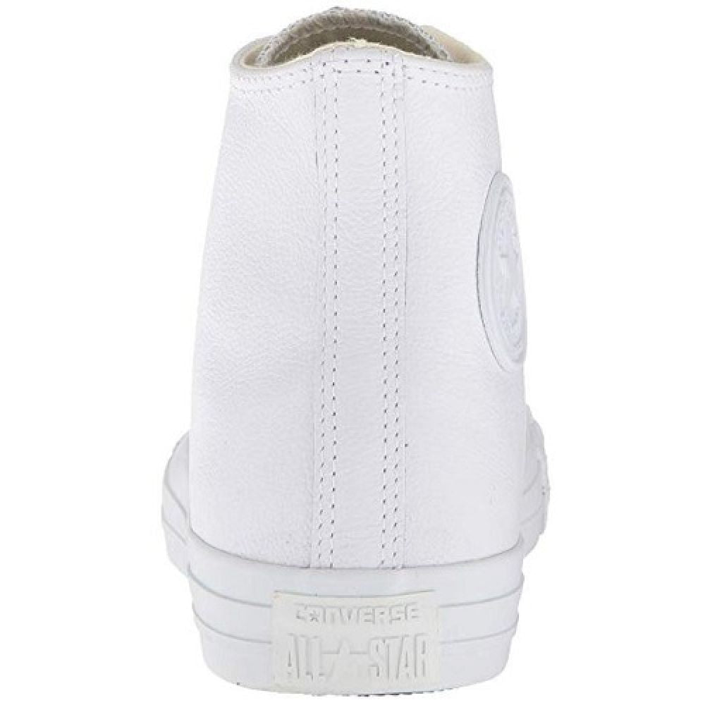 Converse Chuck Taylor All Star Leather High Top in White Monochrome - Getoutside Shoes