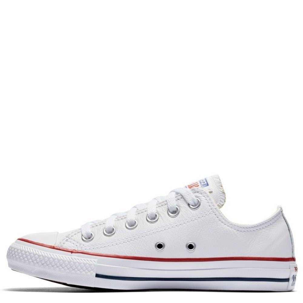 Converse Chuck Taylor All Star Leather Low Top in White - Getoutside Shoes