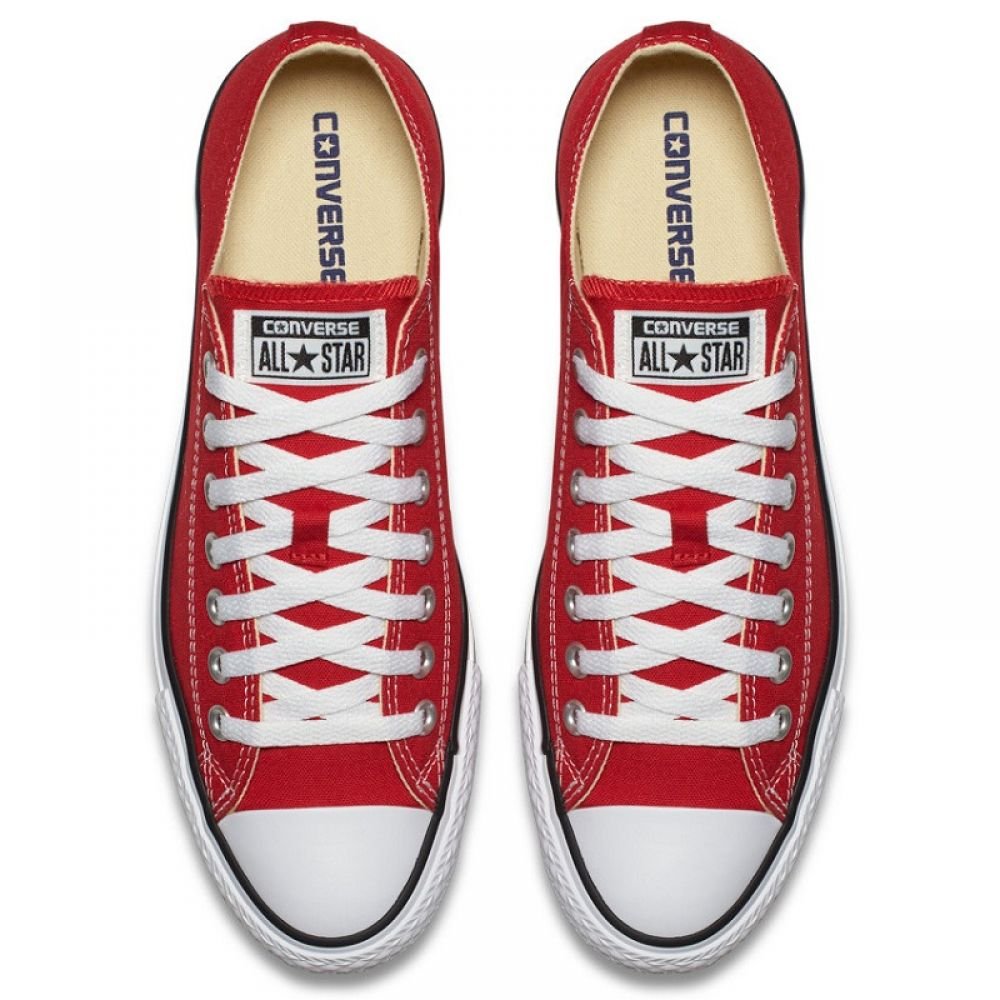 Converse Chuck Taylor All Star Low Top in Red - Getoutside Shoes
