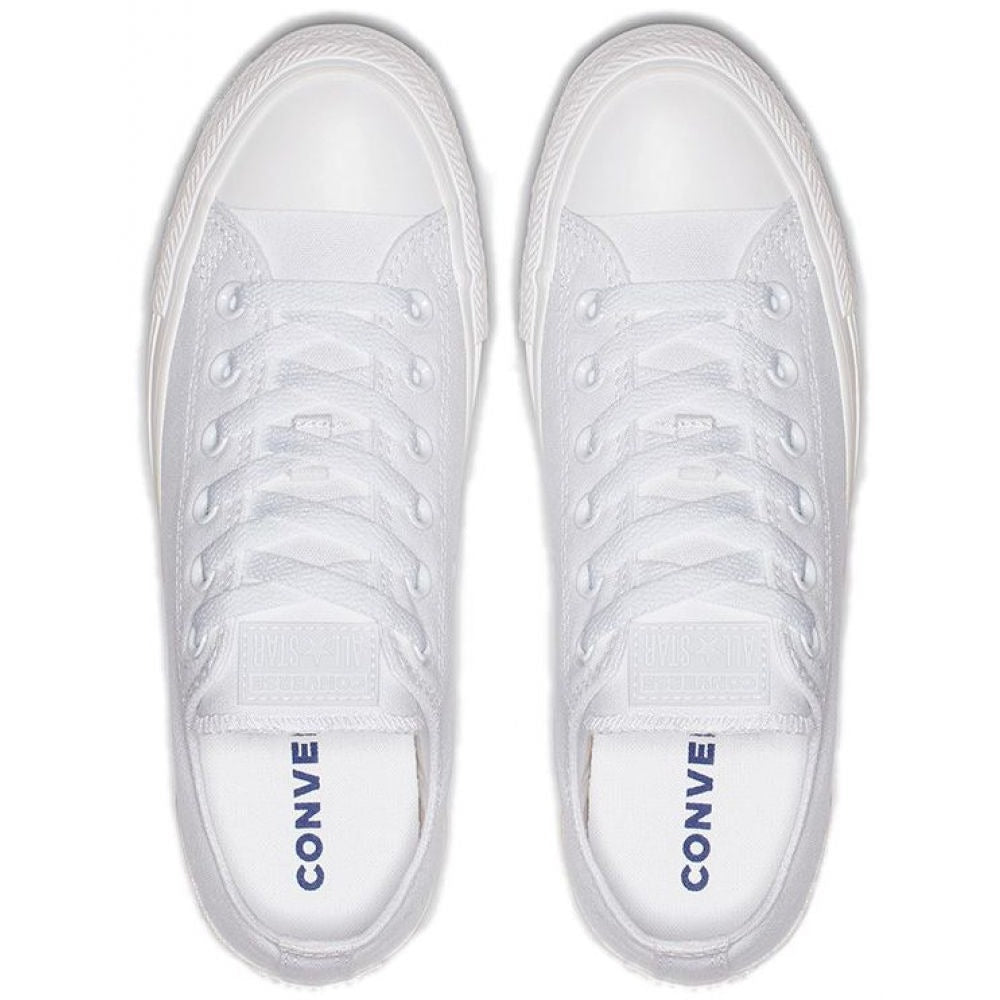 Converse Chuck Taylor All Star Low Top in White Mono - Getoutside Shoes
