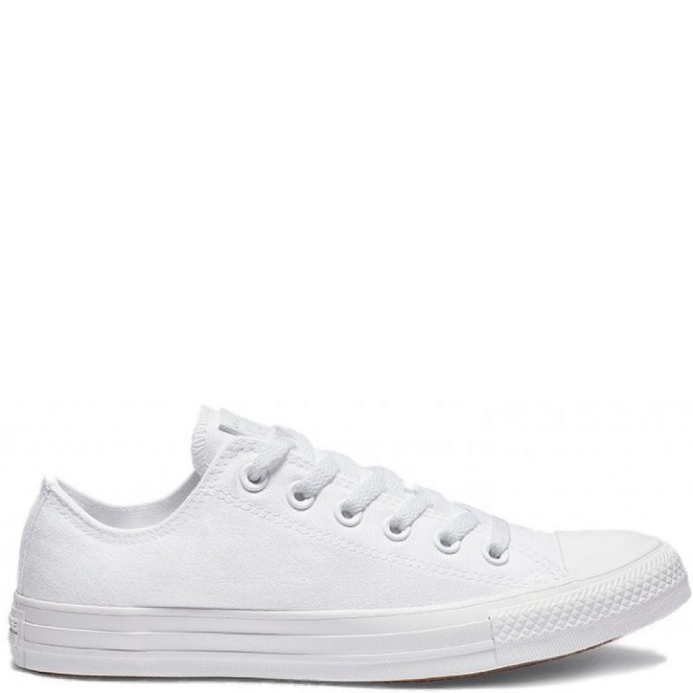Converse Chuck Taylor All Star Low Top in White Mono - Getoutside Shoes