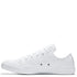 Converse Chuck Taylor All Star Mono Leather Low Top in White Monochrome - Getoutside Shoes