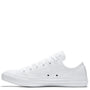 Converse Chuck Taylor All Star Mono Leather Low Top in White Monochrome - Getoutside Shoes