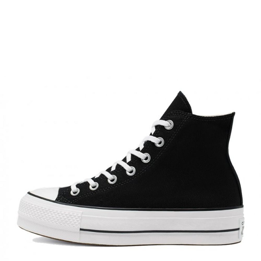 Converse Women's Chuck Taylor All Star Lift High Top in Black/White/White - Getoutside Shoes