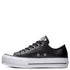 Converse Women's Chuck Taylor All Star Lift Leather Low Top in Black - Getoutside Shoes