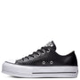 Converse Women's Chuck Taylor All Star Lift Leather Low Top in Black - Getoutside Shoes