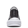 Converse Women's Chuck Taylor All Star Lift Leather Low Top in Black - Getoutside Shoes