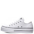 Converse Women's Chuck Taylor All Star Lift Leather Low Top in White - Getoutside Shoes