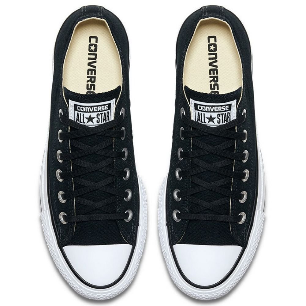 Converse Women's Chuck Taylor All Star Lift Low Top in Black - Getoutside Shoes