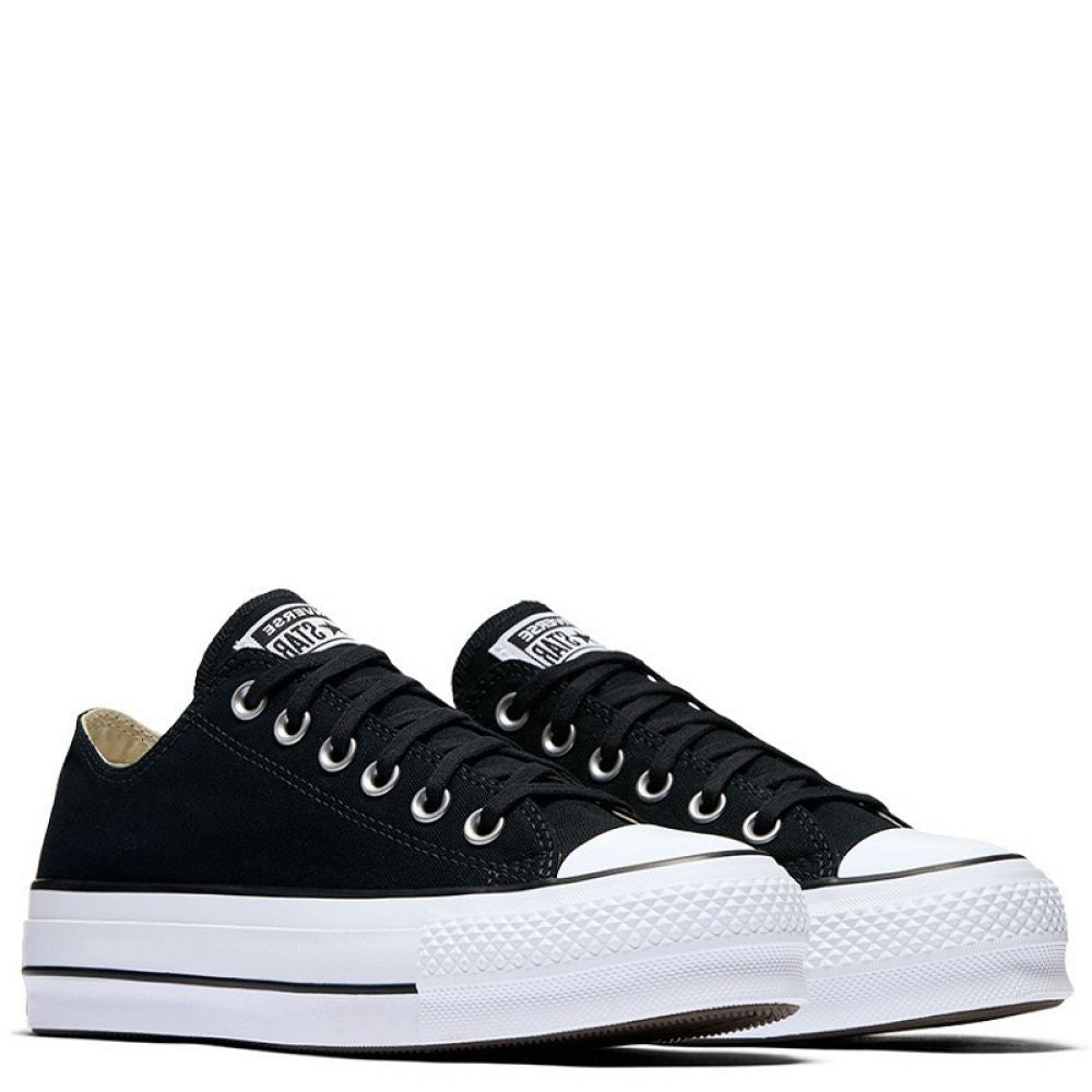 Converse Women's Chuck Taylor All Star Lift Low Top in Black - Getoutside Shoes
