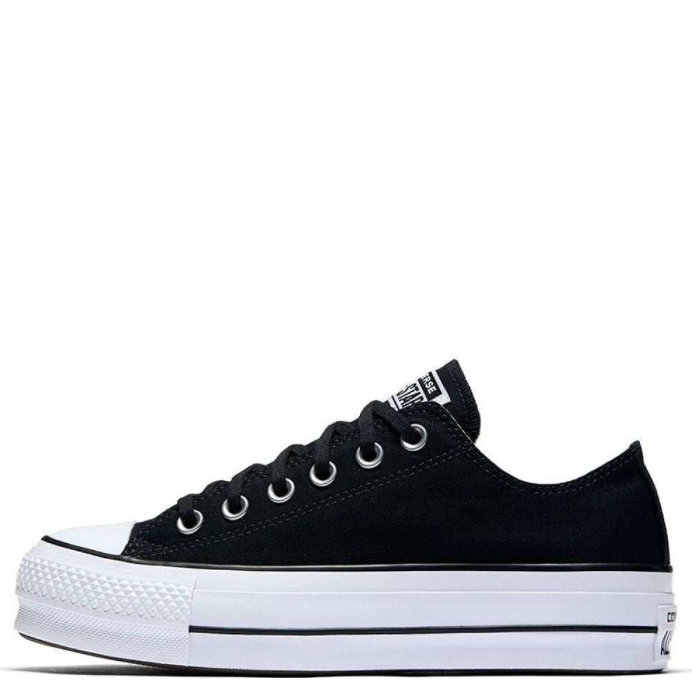 Converse Women's Chuck Taylor All Star Lift Low Top in Black - Getoutside Shoes