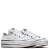 Converse Women's Chuck Taylor All Star Lift Low Top in White/Black - Getoutside Shoes