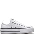 Converse Women's Chuck Taylor All Star Lift Low Top in White/Black - Getoutside Shoes