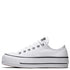 Converse Women's Chuck Taylor All Star Lift Low Top in White/Black - Getoutside Shoes