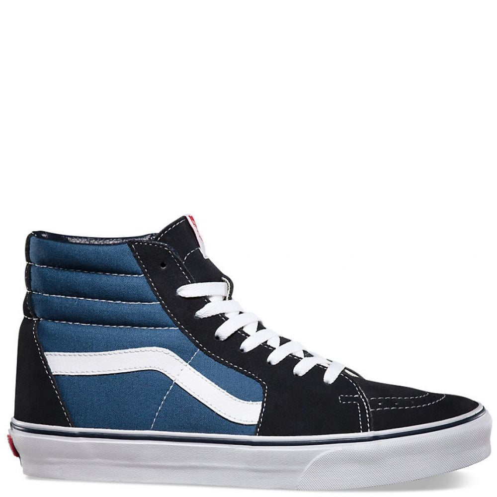 Vans Sk8-Hi in Navy/White – Getoutside Shoes - Main Image