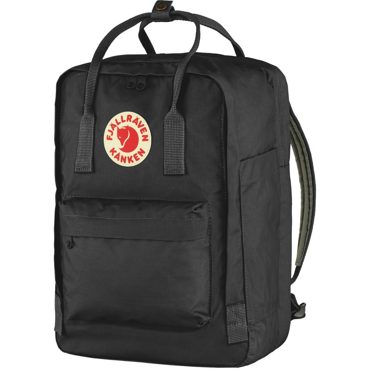 Fjallraven Kanken 15" Laptop in Black - Getoutside Shoes