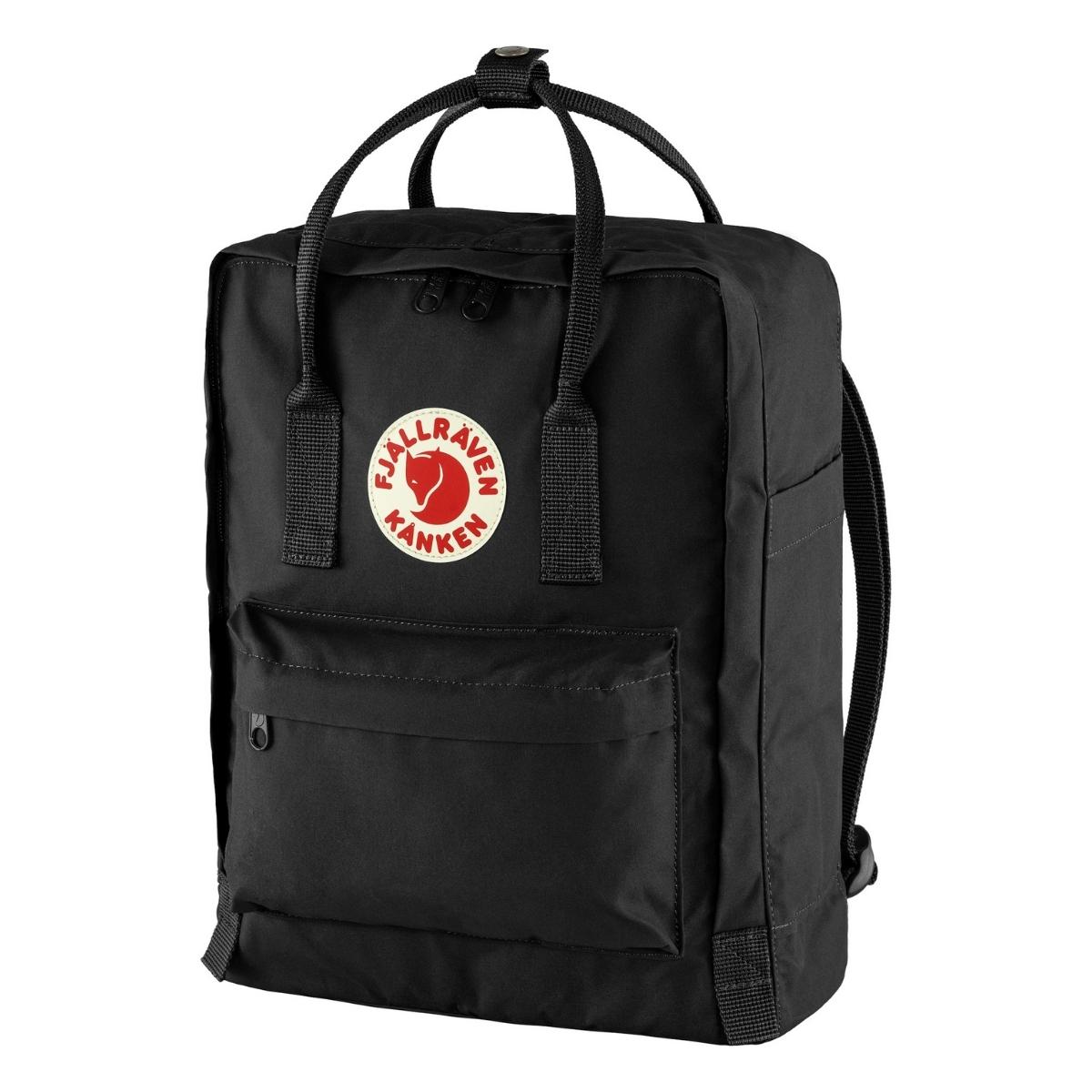 Fjallraven Kanken in Black - Getoutside Shoes