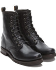 Frye Women's Veronica Combat in Black/Soft Vintage