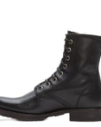 Frye Women's Veronica Combat in Black/Soft Vintage
