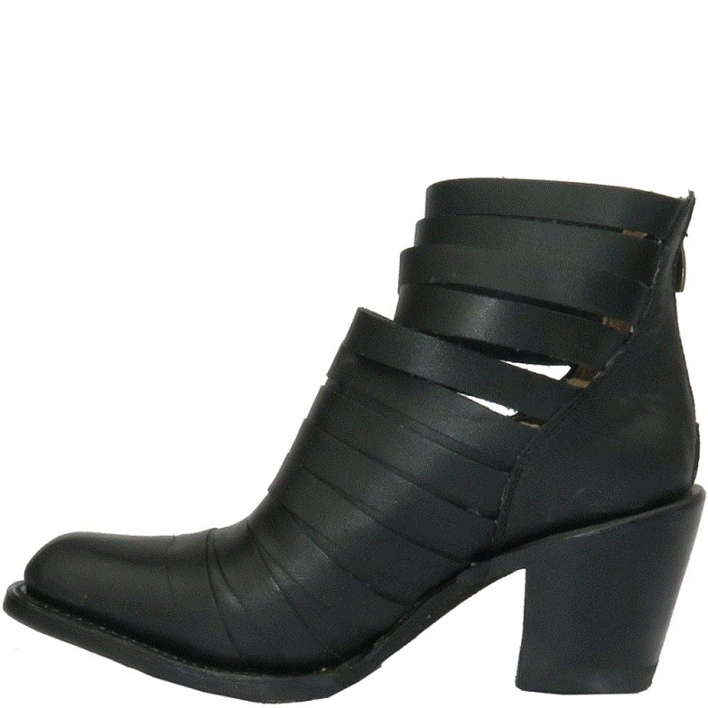 Getoutside Women&#39;s Lola Strappy Heel Boot  in Black
