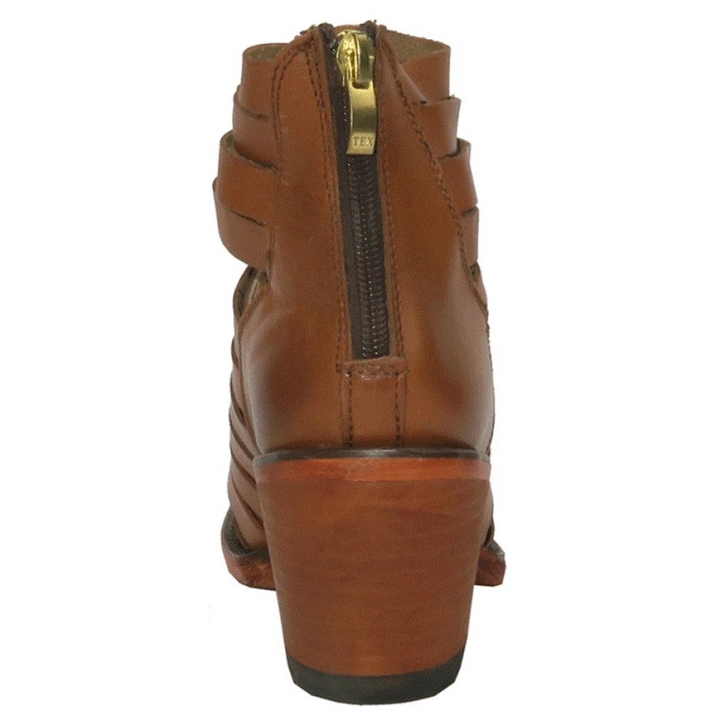 Getoutside Women's Lola Strappy Heel Boot in Maple - Getoutside Shoes