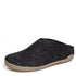 Glerups Open Heel Leather Sole in Charcoal - Getoutside Shoes