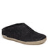 Glerups Open Heel Leather Sole in Charcoal - Getoutside Shoes