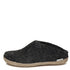Glerups Open Heel Leather Sole in Charcoal - Getoutside Shoes