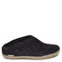 Glerups Open Heel Leather Sole in Charcoal - Getoutside Shoes