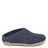 Glerups Open Heel Leather Sole in Denim - Getoutside Shoes