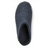 Glerups Open Heel Leather Sole in Denim - Getoutside Shoes
