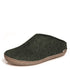 Glerups Open Heel Leather Sole in Forest - Getoutside Shoes