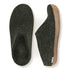 Glerups Open Heel Leather Sole in Forest - Getoutside Shoes
