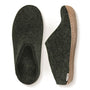 Glerups Open Heel Leather Sole in Forest - Getoutside Shoes
