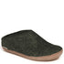 Glerups Open Heel Leather Sole in Forest - Getoutside Shoes