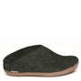 Glerups Open Heel Leather Sole in Forest - Getoutside Shoes