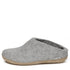 Glerups Open Heel Leather Sole in Grey - Getoutside Shoes